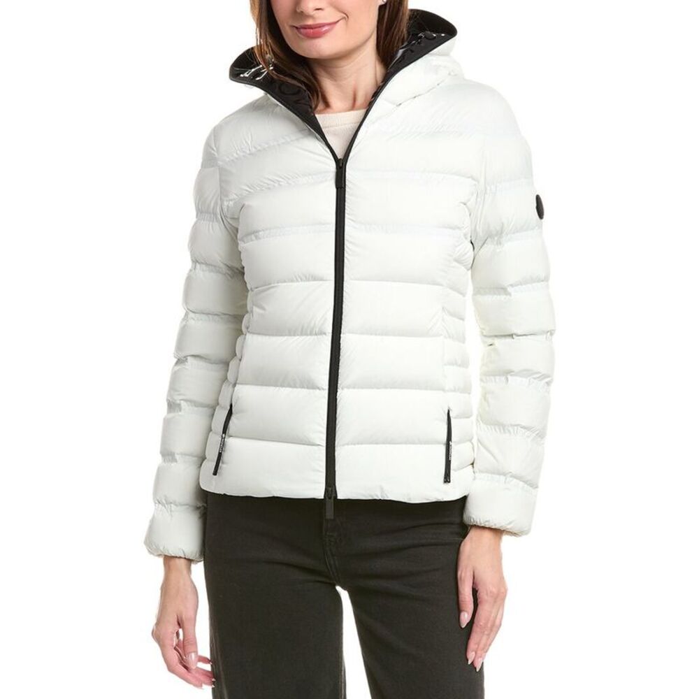 Moncler Womens  Alete Down Puffer Jacket, White